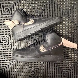 Nike Air Force 1 High Acid Wash Pack Black